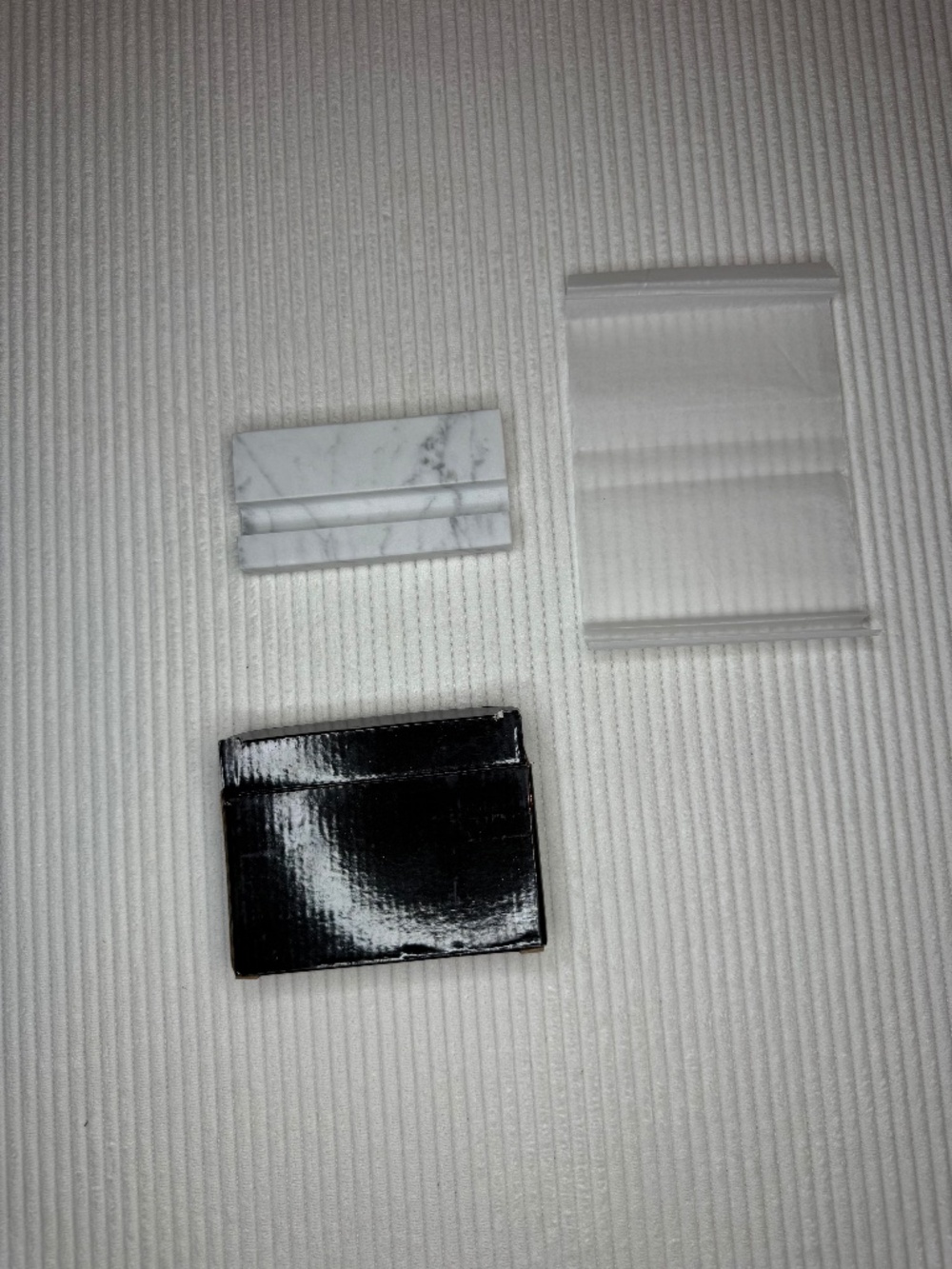 White Marble Business Card Holder
